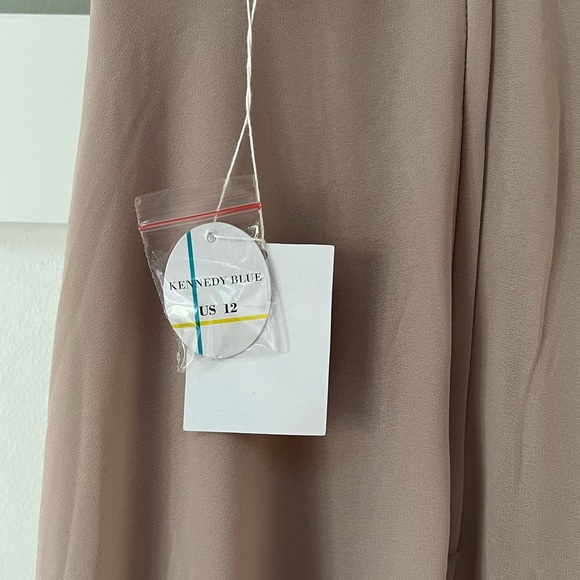 NWT Kennedy Blue Leah Bridesmaid Dress in Latte - Picture 9 of 10